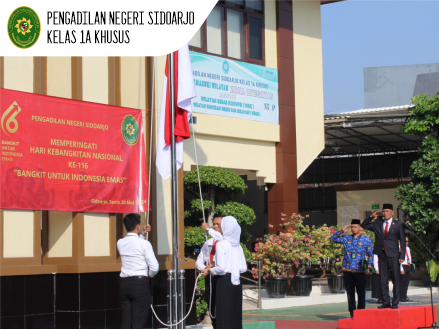 UPACARA BENDERA HARI KEBANGKITAN NASIONAL PADA PENGADILAN NEGERI SIDOARJO